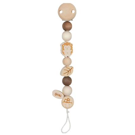 Accroche tétine hérisson nature Multi-coloured 2 - vertbaudet enfant 
