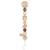 Accroche tétine hérisson nature Multi-coloured 2 - vertbaudet enfant 