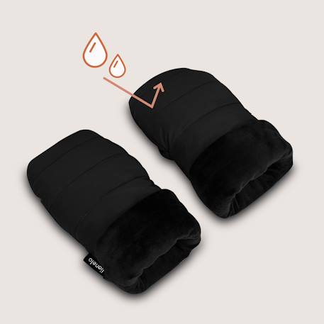 Chauffe-main universel handmuff oli pour poussette, imperméable Black+Nutty 3 - vertbaudet enfant 
