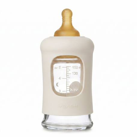 Biberon en verre avec housse de protection - 150 ml Blanc 1 - vertbaudet enfant 