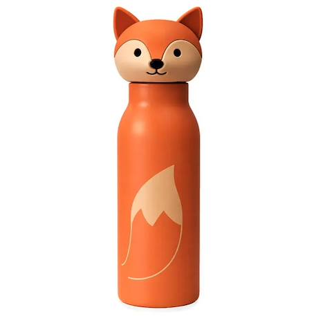 Gourde en inox isotherme 400 ml - renard Multi-coloured 2 - vertbaudet enfant 