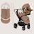 Chancelière universelle oli pour poussette, imperméable de +5 à -20 °c avec filtre uv Black+Nutty 8 - vertbaudet enfant 