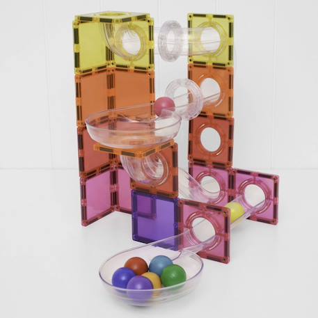 Jeu de construction magnétique ball run pack - 114 pièces Multi-coloured 6 - vertbaudet enfant 