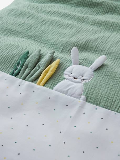 Housse de couette bébé MENTHE A L'EAU vert 5 - vertbaudet enfant 