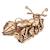 La Moto Volante de Hagrid – Mini maquette en bois avec side-car à assembler Marron 4 - vertbaudet enfant 