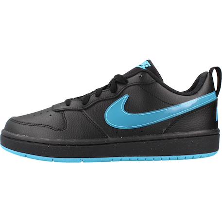 Basket fille modèle court borough low jes gs Noir 023 2 - vertbaudet enfant 
