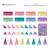 Jeu de construction magnétique starter pack pastel - 56 pièces Multi-coloured 2 - vertbaudet enfant 