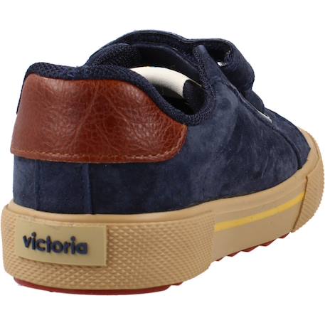Basket garçon modèle 1065201v Bleu marino+Vert kaki 3 - vertbaudet enfant 