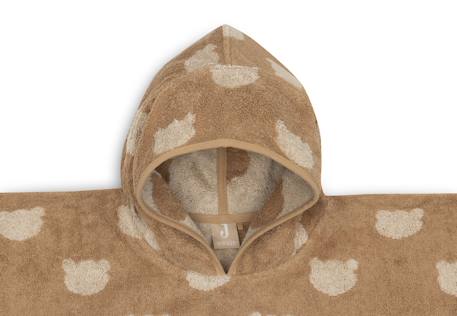 Poncho de bain éponge en coton Beige+Biscuit imprimé ours+Bleu+Creme+Marron clair+Nougat+Rose+Rose pâle imprimé fleurs+Vert d'eau 10 - vertbaudet enfant 