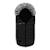Chancelière universelle frode pour poussette, imperméable avec fourrure amovible Black carbon+Grey dove 2 - vertbaudet enfant 