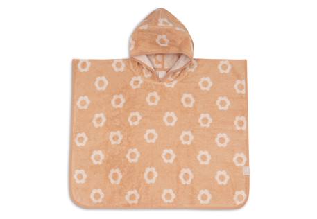 Poncho de bain éponge en coton Beige+Biscuit imprimé ours+Bleu+Creme+Marron clair+Nougat+Rose+Rose pâle imprimé fleurs+Vert d'eau 41 - vertbaudet enfant 