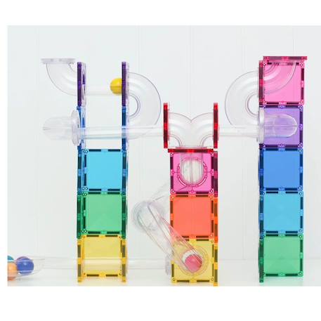 Jeu de construction magnétique ball run pack - 114 pièces Multi-coloured 4 - vertbaudet enfant 