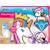 Affiche géante à décorer enfant licorne pixelation art Rose 1 - vertbaudet enfant 