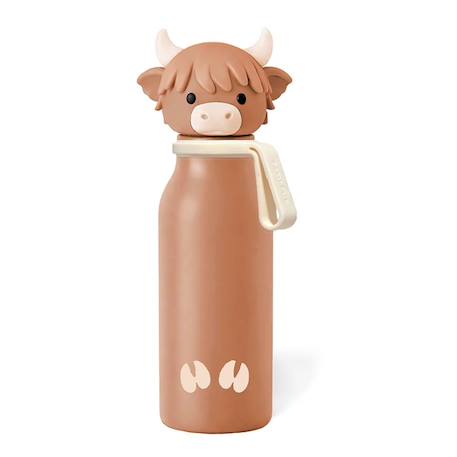 Gourde en inox isotherme 400 ml - vache Multi-coloured 2 - vertbaudet enfant 