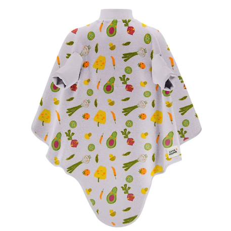 Bavoir boo évolutif 6 mois - 4 ans veggie party Multi-coloured 1 - vertbaudet enfant 