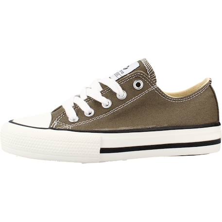 Baskets enfant garçon en textile Vert kaki 2 - vertbaudet enfant 