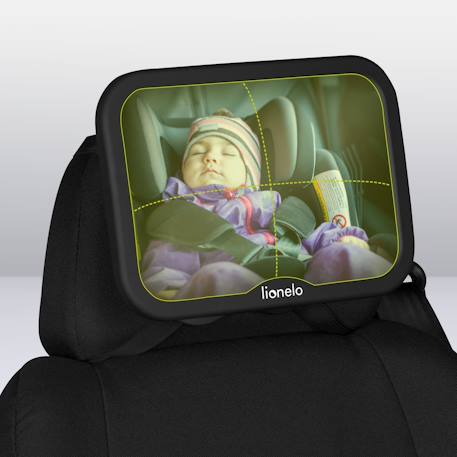 Miroir de surveillance bébé sett black carbon avec rotation 360° et fixation universelle Black carbon 3 - vertbaudet enfant 