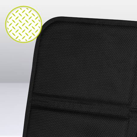 Tapis de protection universel sikker pour siège auto avec mousse epe 8 mm, surface antidérapante et poche de rangement Black carbon 6 - vertbaudet enfant 