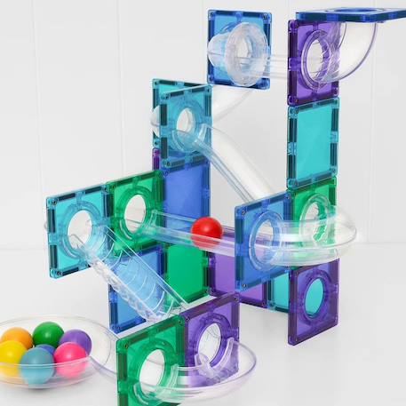 Jeu de construction magnétique ball run pack - 114 pièces Multi-coloured 5 - vertbaudet enfant 