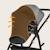 Pare-soleil universel stroller sun cover 53 x 51 cm avec protection upf 50+ pour poussette et siège-auto Black carbon 6 - vertbaudet enfant 