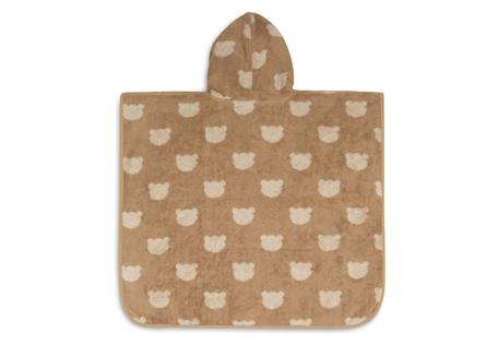 Poncho de bain éponge en coton Beige+Biscuit imprimé ours+Bleu+Creme+Marron clair+Nougat+Rose+Rose pâle imprimé fleurs+Vert d'eau 9 - vertbaudet enfant 