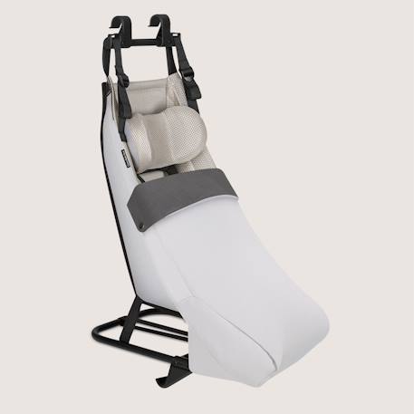 Hamac pour poussette cama dès 1 mois avec tissu dri-seat, harnais 5 points et chancelière incluse Grey stone 6 - vertbaudet enfant 