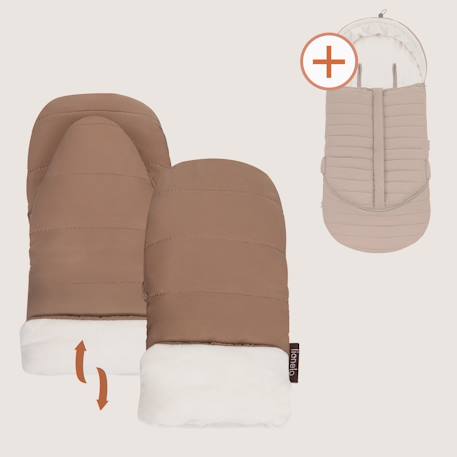 Chauffe-main universel handmuff oli pour poussette, imperméable Black+Nutty 11 - vertbaudet enfant 