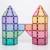 Jeu de construction magnétique starter pack pastel - 56 pièces Multi-coloured 6 - vertbaudet enfant 