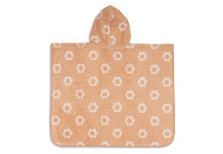 Poncho de bain éponge en coton Beige+Biscuit imprimé ours+Bleu+Creme+Marron clair+Nougat+Rose+Rose pâle imprimé fleurs+Vert d'eau 42 - vertbaudet enfant 