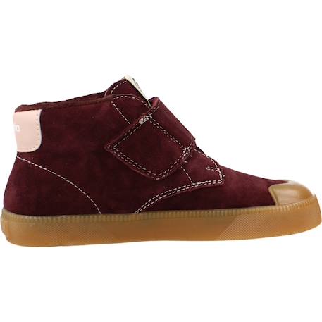 Bottes garçon modèle 1356108v botin tira adhesiva Bordeaux burdeos+Marron camel 1 - vertbaudet enfant 