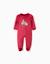 Dors-bien de Noël en velours avec imprimé mickey Rouge 1 - vertbaudet enfant 