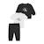 Ensemble 3 pièces garçon monogram Noir 3 - vertbaudet enfant 