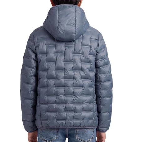 Doudoune à capuche garçon blighter Gris+Noir 3 - vertbaudet enfant 