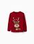Pull en maille avec pingouin jacquard Rouge 1 - vertbaudet enfant 