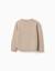 Pull en maille avec pingouin jacquard Beige+Rouge 2 - vertbaudet enfant 