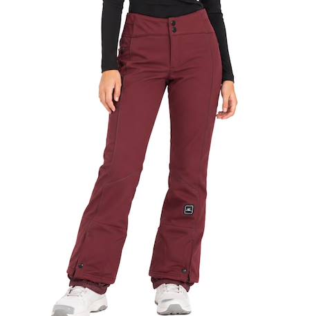 Pantalon de ski junior blessed Bordeaux+Noir 2 - vertbaudet enfant 