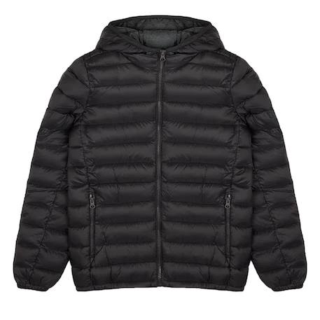 Doudoune à capuche garçon blighter Gris+Noir 5 - vertbaudet enfant 