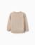 Pull en maille avec pingouin jacquard Beige+Rouge 2 - vertbaudet enfant 