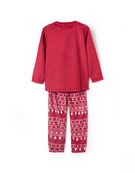 Pyjama de Noël en velours à manches longues avec imprimé spider-man Rouge 2 - vertbaudet enfant 