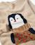 Pull en maille avec pingouin jacquard Beige+Rouge 3 - vertbaudet enfant 