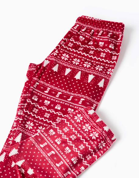 Pyjama de Noël en velours à manches longues avec imprimé spider-man Rouge 3 - vertbaudet enfant 