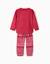Pyjama de Noël en velours à manches longues avec imprimé stitch Rouge 2 - vertbaudet enfant 