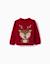 Pull en maille avec renne jacquard Rouge 1 - vertbaudet enfant 