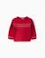 Pull en maille avec motif jacquard Rouge 1 - vertbaudet enfant 