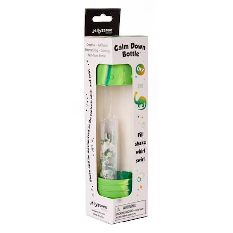 Bouteille sensorielle à créer enfant dinosaure Vert 2 - vertbaudet enfant 