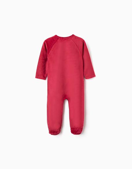 Dors-bien de Noël en velours avec imprimé mickey Rouge 2 - vertbaudet enfant 