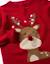 Pull en maille avec pingouin jacquard Rouge 3 - vertbaudet enfant 