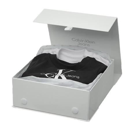 Ensemble 3 pièces garçon monogram Noir 2 - vertbaudet enfant 