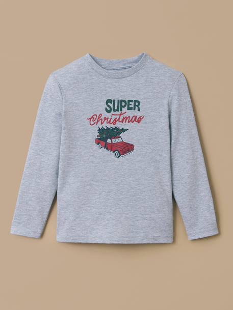 Pyjama imprimé noël garçon Carreaux bleu/rouge 2 - vertbaudet enfant 