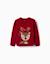 Pull en maille avec pingouin jacquard Beige+Rouge 4 - vertbaudet enfant 